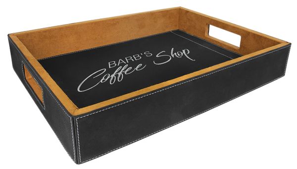 Leatherette Serving Tray - GFT117--