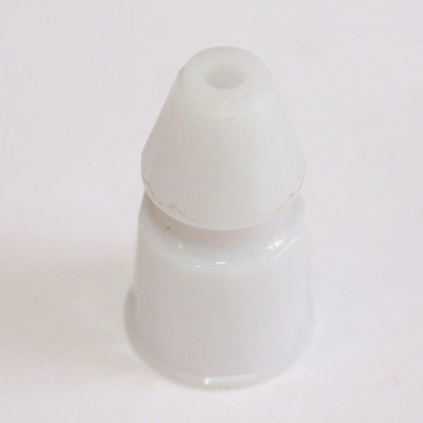 C-11562 1-3/16" White Faceted Post