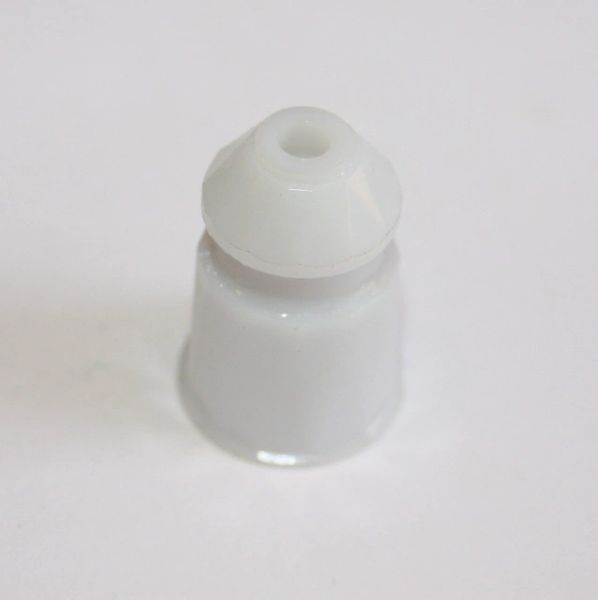 C-11561 1" White Faceted Post