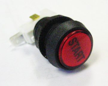 500-6388-44-RED Stern Start Button Red (Bally/Williams 20-9663-4)