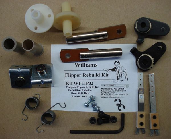 Flipper Rebuild Kit Williams 1959 - 10/61 Reserve WFLIP02