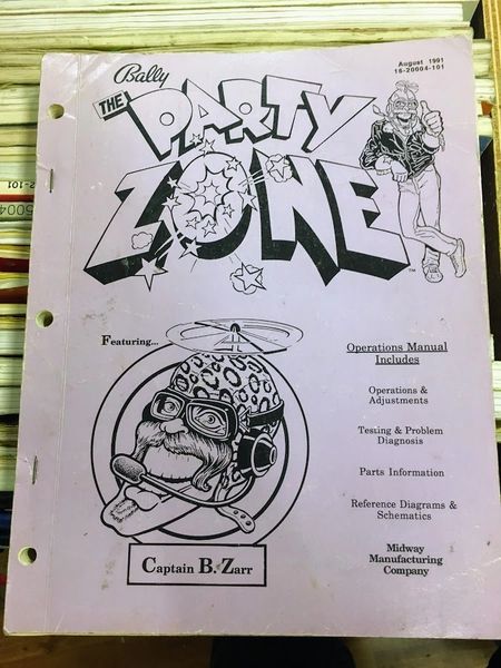 Party Zone Operations Manual - Original Used