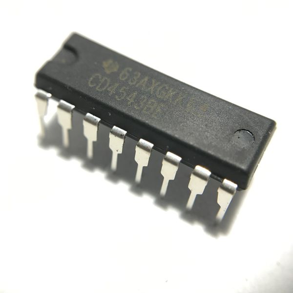 CD4545BE BCD to 7 Segment Decoder