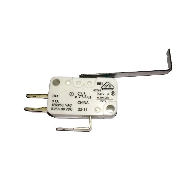 180-5027-00 Large microswitch with flat blade and 90degree bend. DE