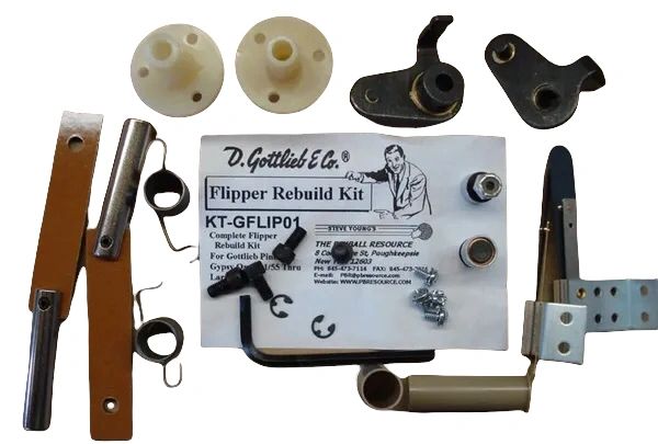 Gottlieb Flipper Rebuild Kit - Gypsy Queen 1/55 - Lariat 9/69