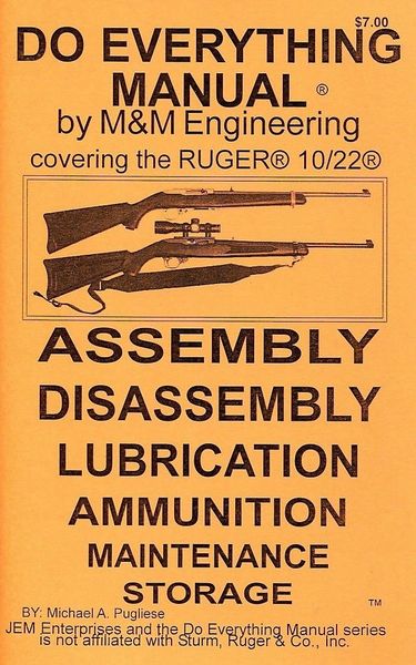 RUGER 10/22 DO EVERYTHING MANUAL