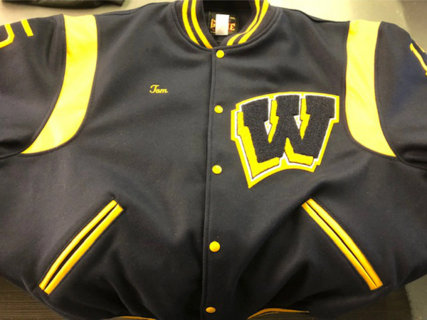 Wolcott Tech Varsity Letterman's Jacket