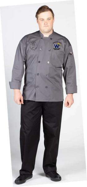 Culinary Long Sleeve Jacket with moisture wicking mesh back