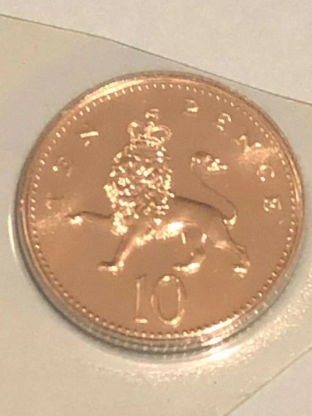 2007 10p Crowned Lion Ten Pence Coin Uncirculated UK BUNC