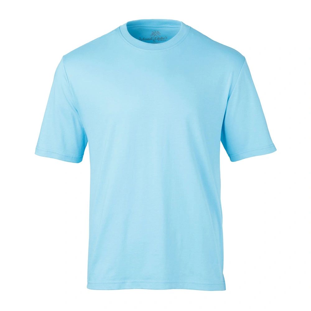 Aqua Crew Neck Casual T-Shirt