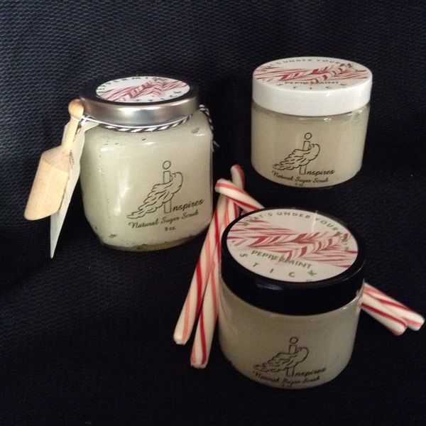 Peppermint Stick/Face & Body Sugar Scrub/ 4oz.