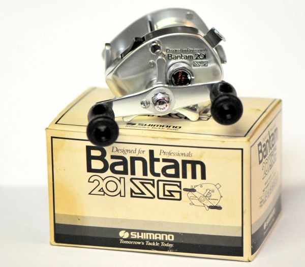 Moulinet Vintage Shimano Bantam 201-SG - Main Gauche, Fabriqué Au Japon, Occasion