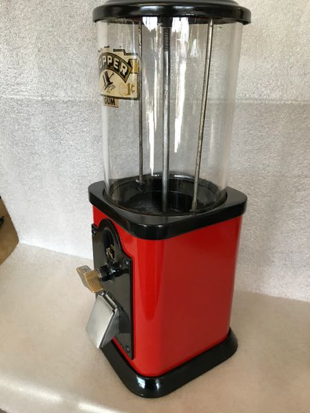 1950s Victor Vending 1 Cent Gumball Machine