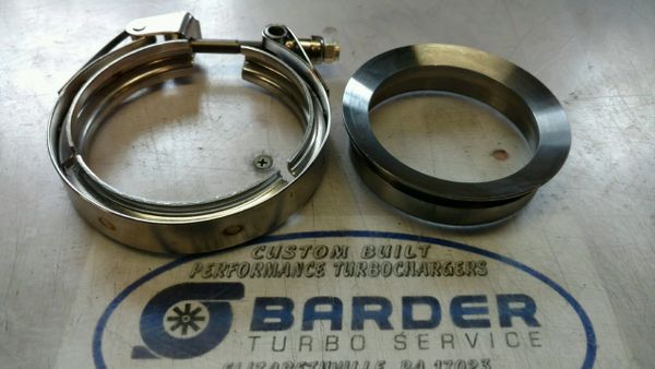S300 Billet Steel Downpipe Downpipe Flange and Clamp 3.5" or 4"