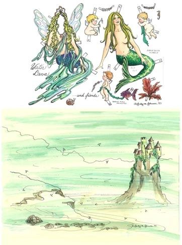 #1930 Water Deva & Friends, by Judy
