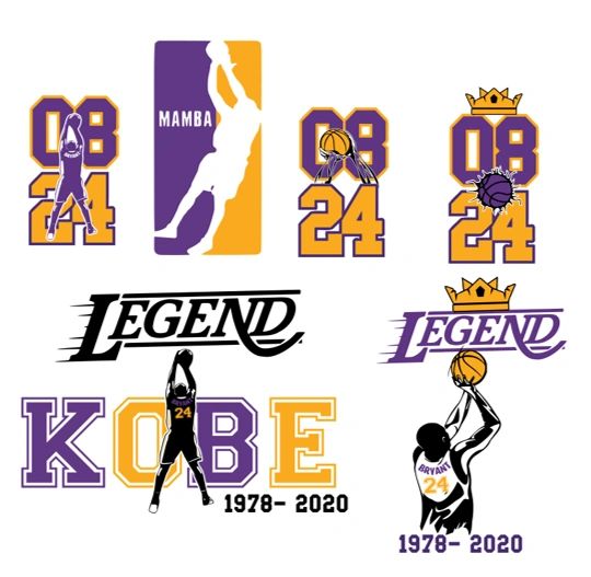 Legendary Kobe Bryant Svg And Png Files