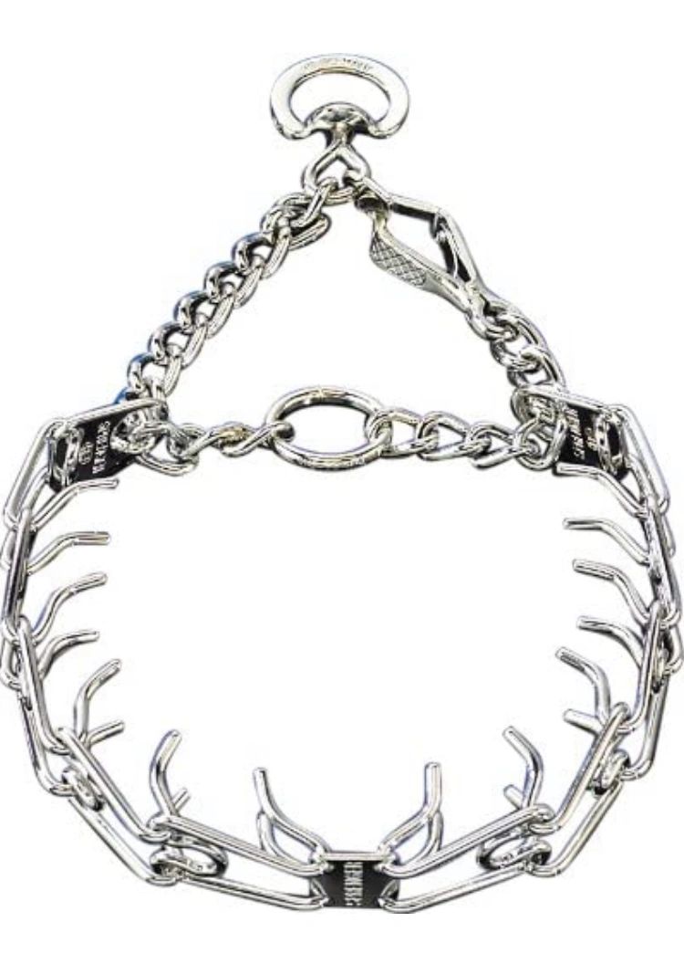 Herm Sprenger pinch collar with quick release