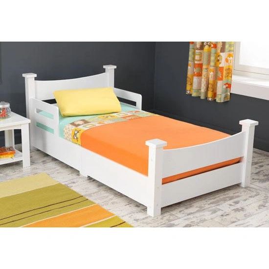 Kidkraft White Addison Convertible Toddler Bed