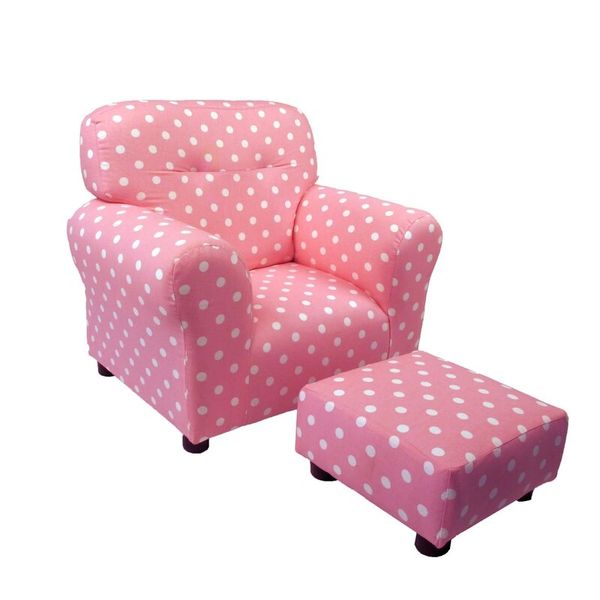 Kids Cotton Chair and Ottoman, Pink Kids Beds Canada, Christmas, Kids