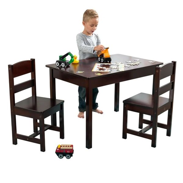 Kidkraft wooden outlet table and chairs