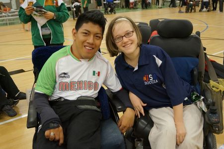 Boccia makes friends across the world