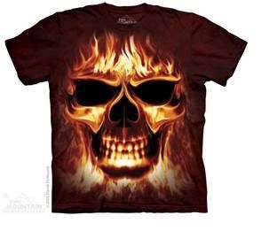 Burning skull