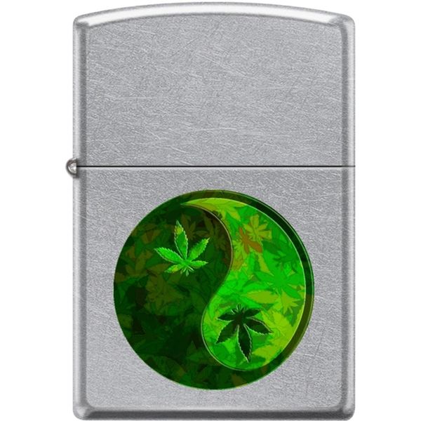 Ying Yang Pot Leaf Pipe Lighter