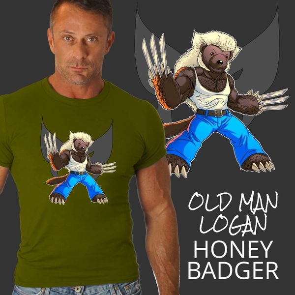 Honey Badger as Old Man Logan by