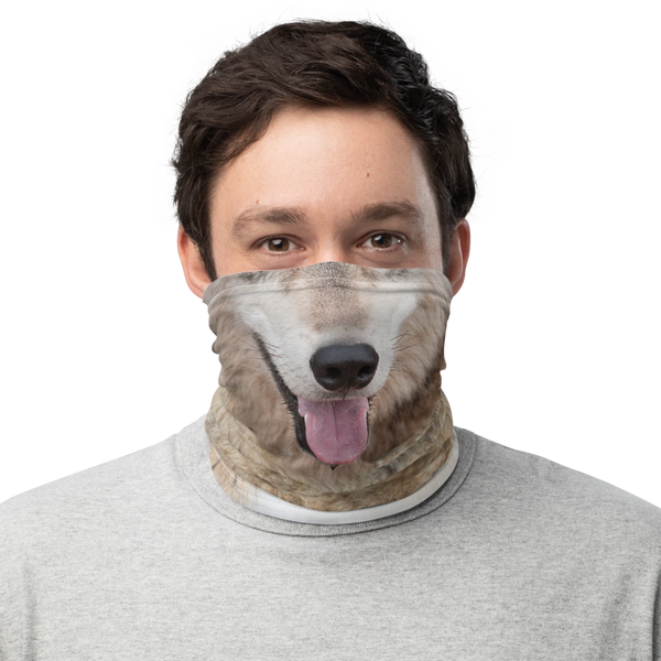 Wolf Face Mask Neck Gaitor By Beardedshirts Com Bearded Shirts