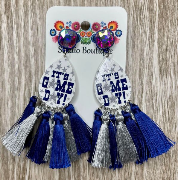 Dallas Cowboys Inspired Earrings - It's Game Day