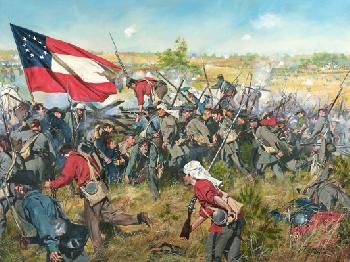 Never Give Up The Field, Battle of First Manassas - July 21, 1861 By Don Troiani / SOLD