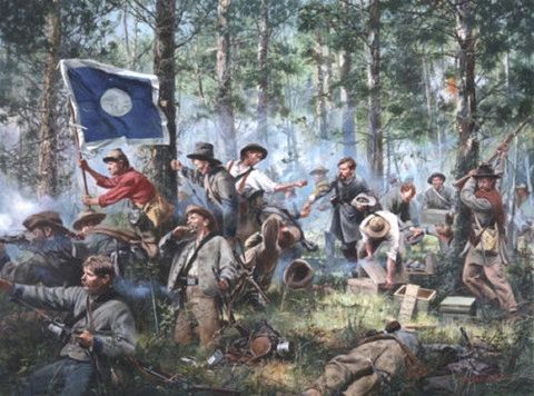 Cleburne At Chickamauga By Don Troiani