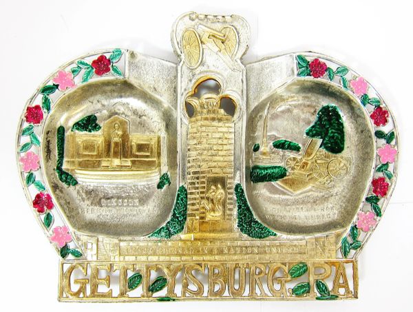 Gettysburg Souvenir Landmark Ashtray