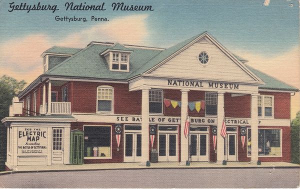 Gettysburg Souvenir Postcard National Museum