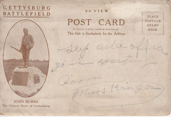 Gettysburg Souvenir Gettysburg Battlefield Postcards