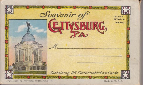 Gettysburg Souvenir Postcards