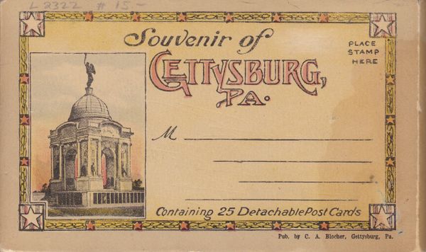 Gettysburg Souvenir Postcards