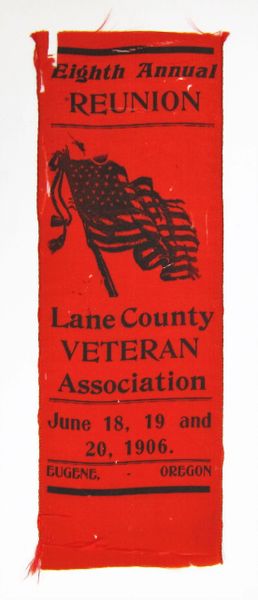 Lane County Eugene, Oregon Eighth Annual Veteran Association Ribbon