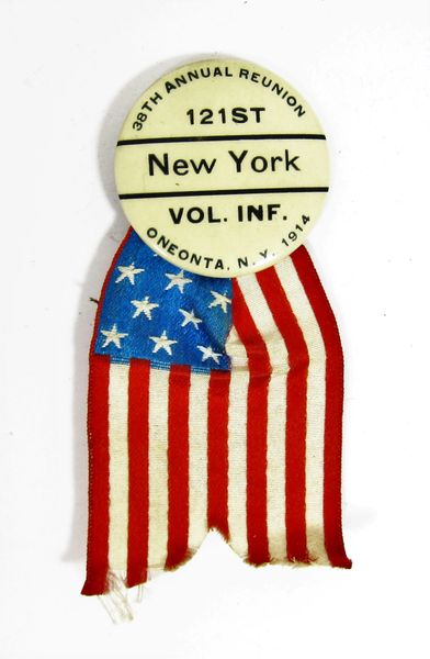 121st New York 1914 Reunion Badge / Sold