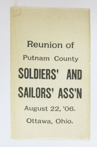 Soldiers And Sailors' Association Reunion Of Putnam County