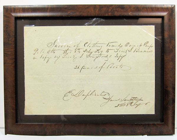 James Longstreet Autographed Letter Signed / SOLD
