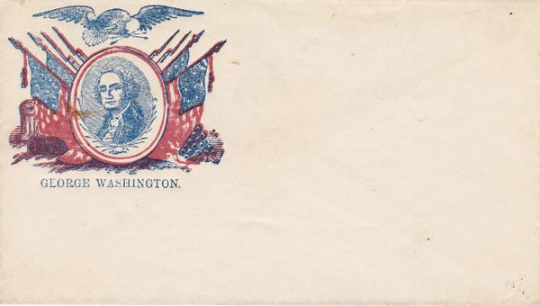 6 Antique Patriotic Envelope Stickers, Civil War Era, Card Making,  REPRODUCTIONS