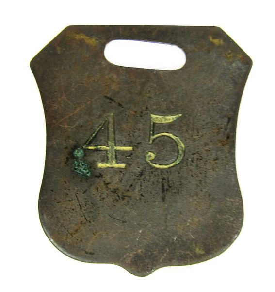 Civil War Era Baggage Tag / SOLD