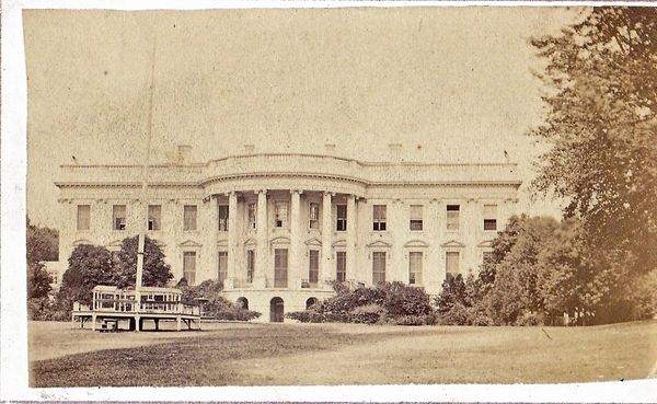 Wartime White House CDV / Sold