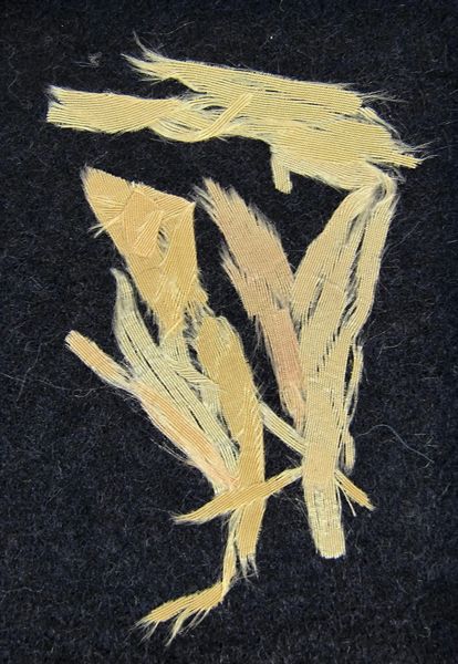 Silk Flag Fragments Of The National Battle Flag Of The 130th New York Infantry / SOLD