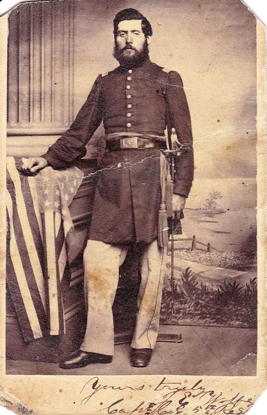 Captain Jonathan E. Wolfe, Company D & G, Fifth Regiment, PRVC / Sold