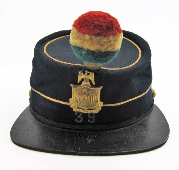 Enlisted Man's Kepi Identified To The 39th New York Garibaldi Guard / On-hold