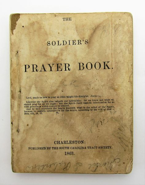 Confederate Prayer Book Identified to Private George W. Thompson 22nd Virginia Company "E" / SOLD