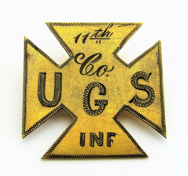 11th US Infantry Company G, 5th Corp Badge / SOLD