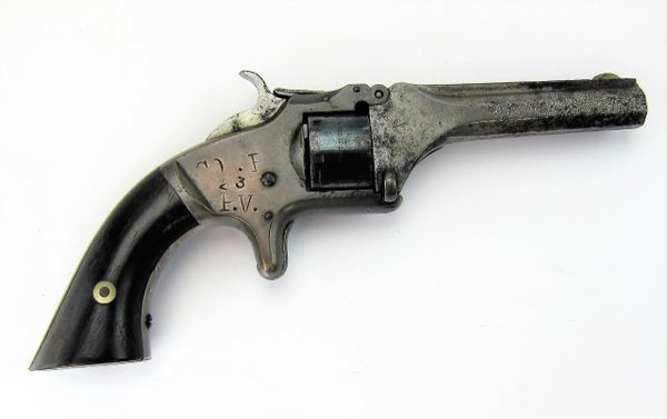 Smith and Wesson Revolver, Model 1, Identified to Thomas Roney, Company F, 23rd PA Vol Infantry Birney's Zouaves / SOLD